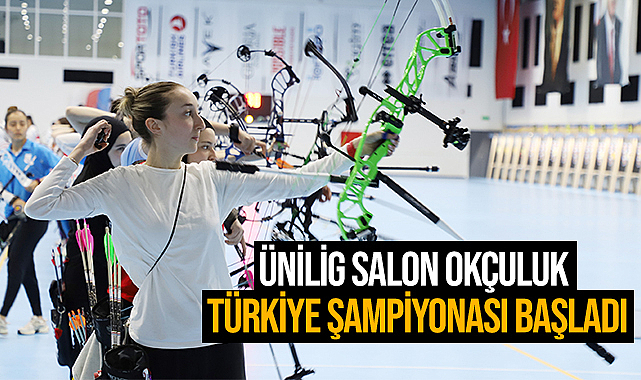 Ünilig Salon Okçuluk Türkiye Şampiyonası Başladı