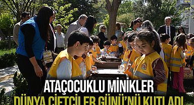 Ataçocuklu minikler ‘Dünya Çiftçiler Günü’nü kutladı