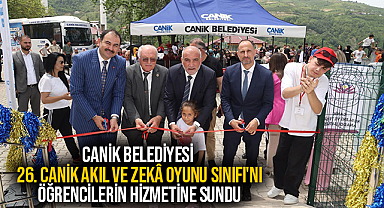 Canik belediyesi 26. Canik akıl ve zekâ oyunu sınıfı'nı öğrencilerin hizmetine sundu 