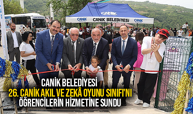 Canik belediyesi 26. Canik akıl ve zekâ oyunu sınıfı'nı öğrencilerin hizmetine sundu