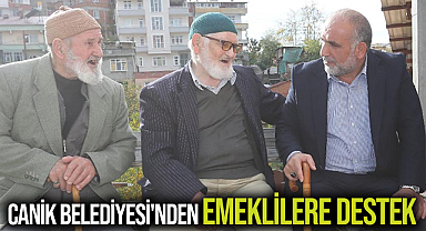 Canik Belediyesi'nden Emeklilere Destek
