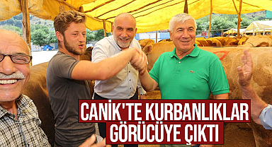 Canik'te Kurbanlıklar Görücüye Çıktı 