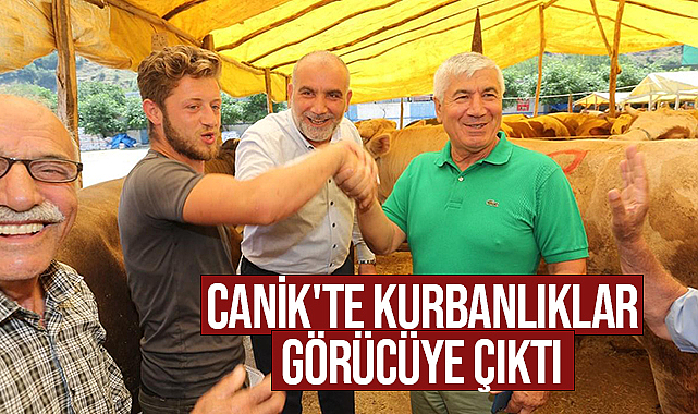 Canik'te Kurbanlıklar Görücüye Çıktı