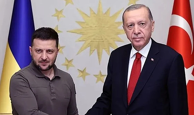 Cumhurbaşkanı Erdoğan, Zelenski ile bir araya geldi