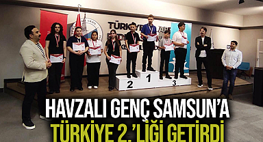 Havzalı genç Samsun’a Türkiye 2.’liği getirdi