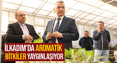İlkadım'da Aromatik Bitkiler Yaygınlaşıyor