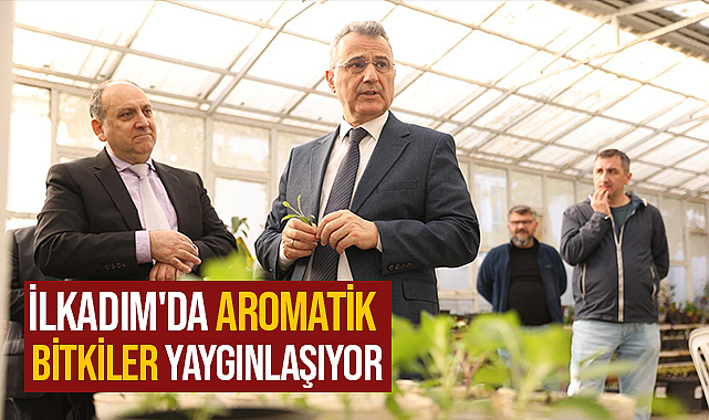 İlkadım'da Aromatik Bitkiler Yaygınlaşıyor