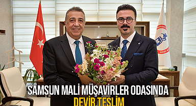 Samsun Mali Müşavirler Odasında Devir Teslim