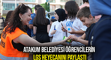 Atakum Belediyesi Öğrencilerin LGS Heyecanını Paylaştı