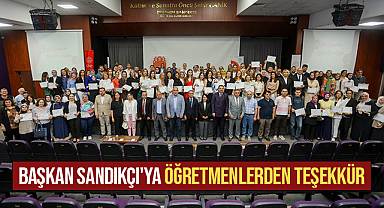Başkan Sandıkçı'ya Öğretmenlerden Teşekkür