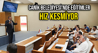Canik Belediyesi'nde Eğitimler Hız Kesmiyor