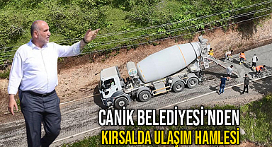 Canik Belediyesi’nden Kırsalda Ulaşım Hamlesi