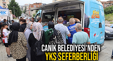 Canik Belediyesi'nden YKS Seferberliği