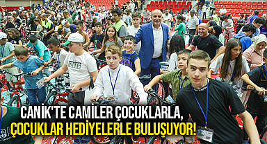 Canik'te Camiler Çocuklarla, Çocuklar Hediyelerle Buluşuyor!