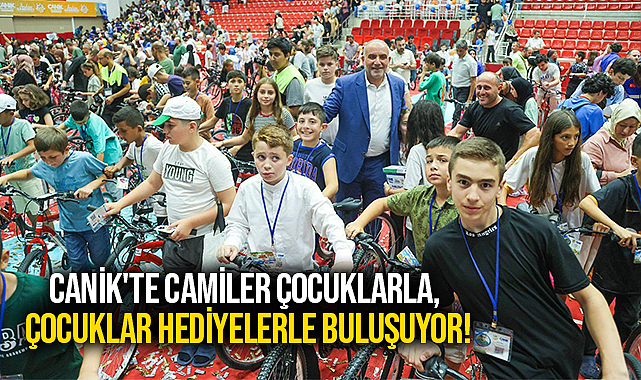 Canik'te Camiler Çocuklarla, Çocuklar Hediyelerle Buluşuyor!