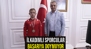 İlkadımlı Sporcular Başarıya Doymuyor