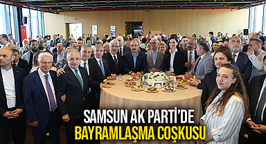 Samsun AK Parti'de Bayramlaşma Coşkusu