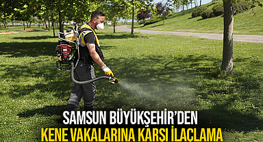 Samsun Büyükşehir’den Kene Vakalarına Karşı İlaçlama