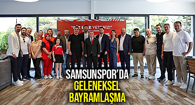 Samsunspor'da Geleneksel Bayramlaşma