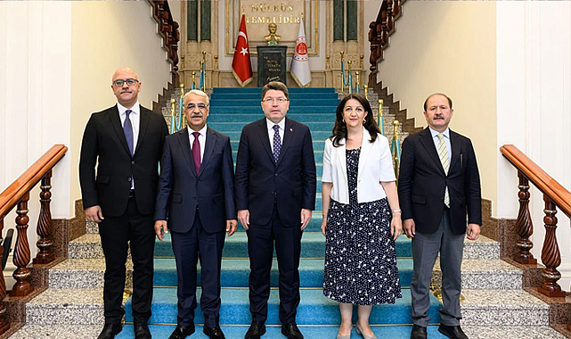Adalet Bakanı Tunç, DEM Parti Heyetiyle Görüştü