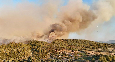 Amasya’da Otluk Alanda Başlayan Yangın Ormana Sıçradı: 20 Dönüm Alan Küle Döndü