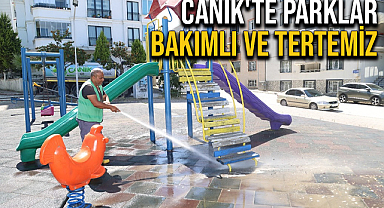 Canik'te Parklar Bakımlı ve Tertemiz