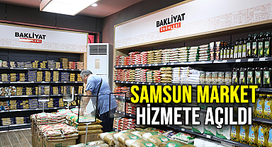Samsun Market Hizmete Açıldı