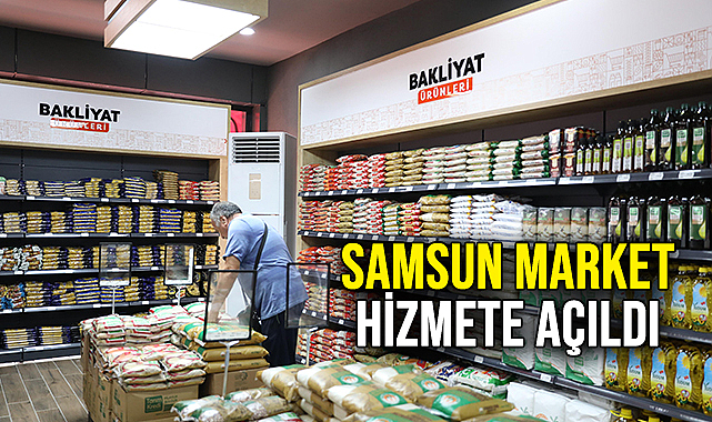 Samsun Market Hizmete Açıldı