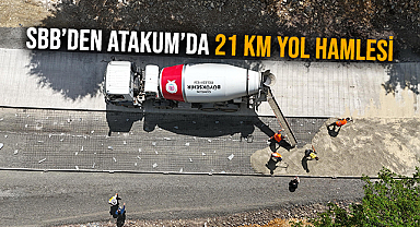 SBB’den Atakum’da 21 Km Yol Hamlesi