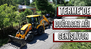 Terme'de Doğalgaz Ağı Genişliyor