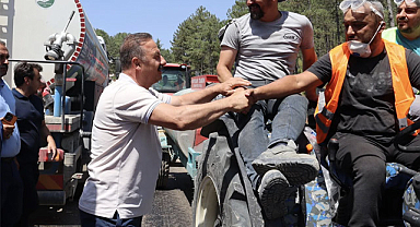 Yavuz Ağıralioğlu'ndan Bursa Yangın Bölgesine Ziyaret