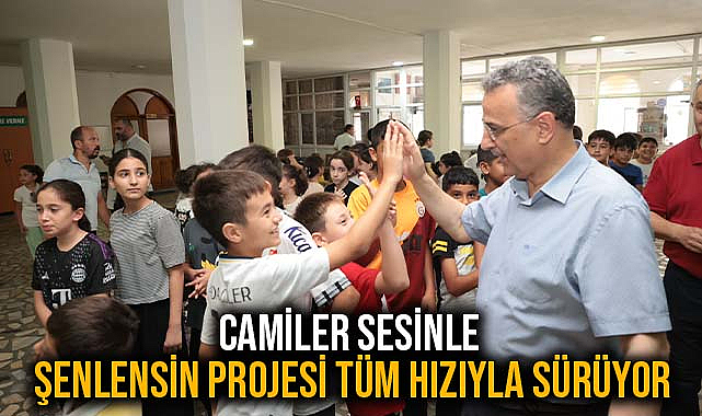 Camiler Sesinle Şenlensin Projesi Tüm Hızıyla Sürüyor