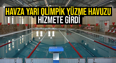 Havza Yarı Olimpik Yüzme Havuzu Hizmete Girdi