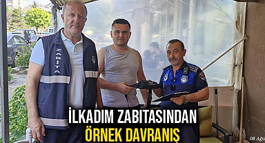 İlkadım Zabıtasından Örnek Davranış