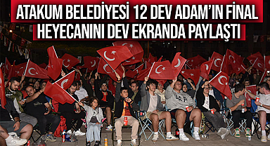 Atakum Belediyesi 12 Dev Adam’ın final heyecanını dev ekranda paylaştı