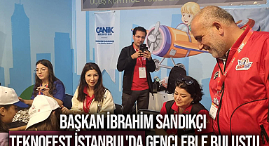 Başkan İbrahim Sandıkçı TEKNOFEST İstanbul'da Gençlerle Buluştu