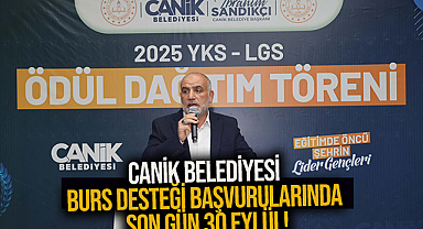Canik Belediyesi Burs Desteği Başvurularında Son Gün 30 Eylül!