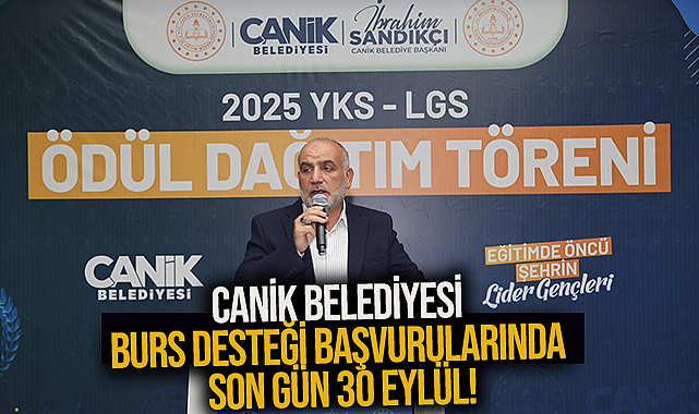 Canik Belediyesi Burs Desteği Başvurularında Son Gün 30 Eylül!