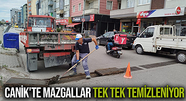 Canik'te Mazgallar Tek Tek Temizleniyor