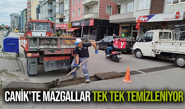 Canik'te Mazgallar Tek Tek Temizleniyor