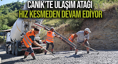 Canik'te Ulaşım Atağı Hız Kesmeden Devam Ediyor