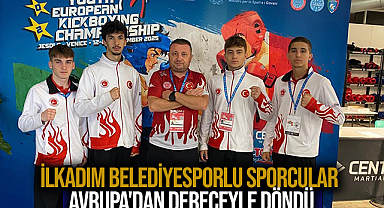 İlkadım Belediyesporlu sporcular Avrupa'dan dereceyle döndü