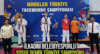 İlkadım Belediyesporlu Yusuf Demir Türkiye Şampiyonu