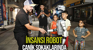 İnsansı Robot Canik Sokaklarında