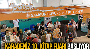 Karadeniz 10. Kitap Fuarı Başlıyor