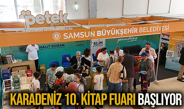 Karadeniz 10. Kitap Fuarı Başlıyor