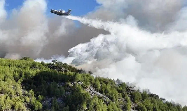 Köyceğiz’deki orman yangını ikinci gününde: 582 kişi tahliye edildi