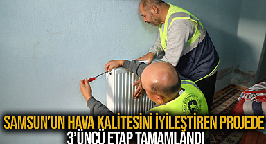 Samsun’un Hava Kalitesini İyileştiren Projede 3’üncü Etap Tamamlandı