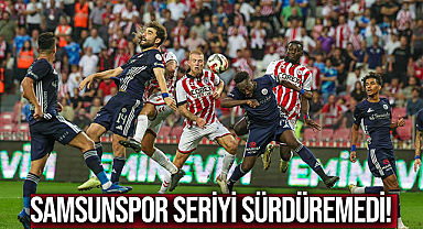 Samsunspor Seriyi Sürdüremedi! 