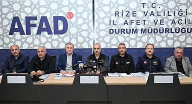 Sel ve heyelanın vurduğu Rize'de son durum açıklandı